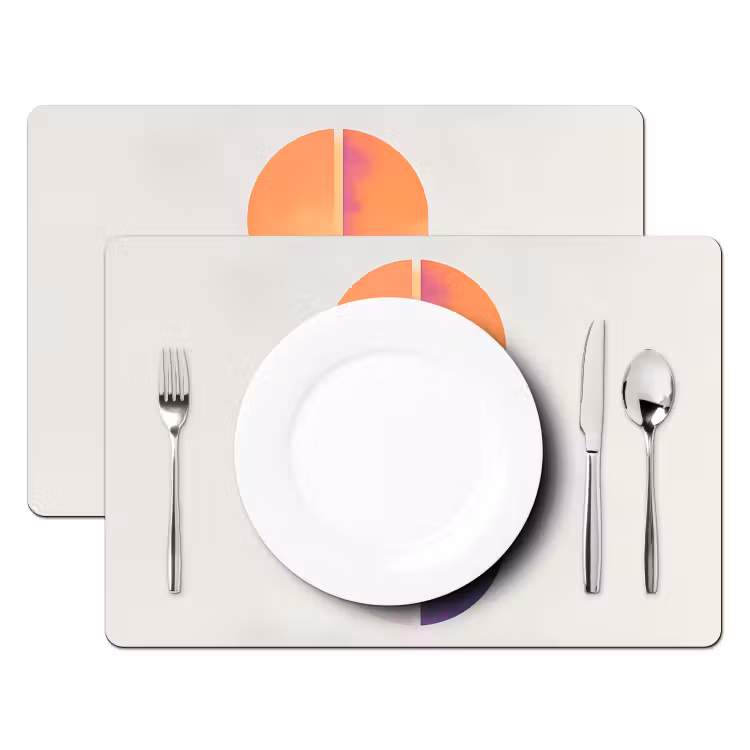 Cirkels - Abstract - Paars Placemat vinyl groot -zzsfeer2_Kitchenyeah-website
