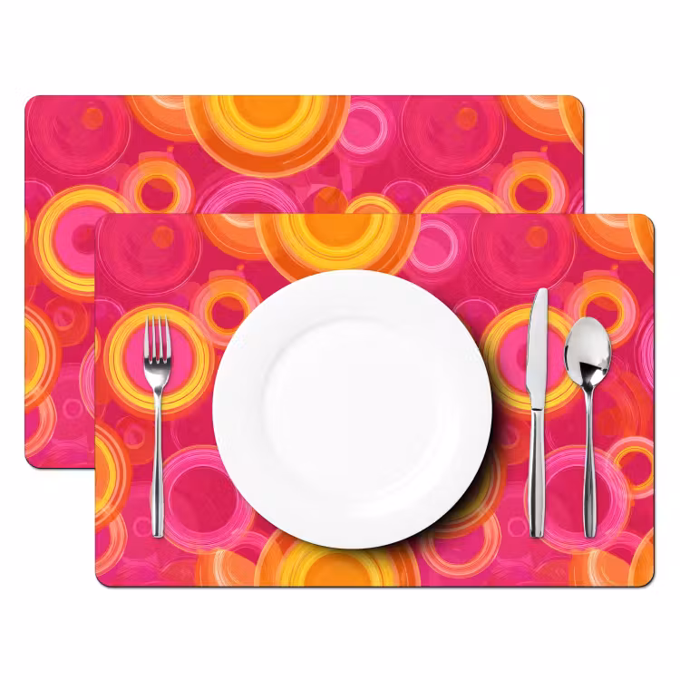 Cirkels - Design - Kleurrijk Placemat vinyl groot 368 -zzsfeer2_Kitchenyeah-website
