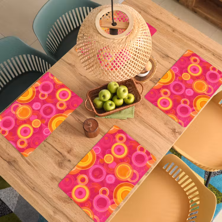Cirkels - Design - Kleurrijk Placemat vinyl groot 368 -zzsfeer5_Kitchenyeah-website