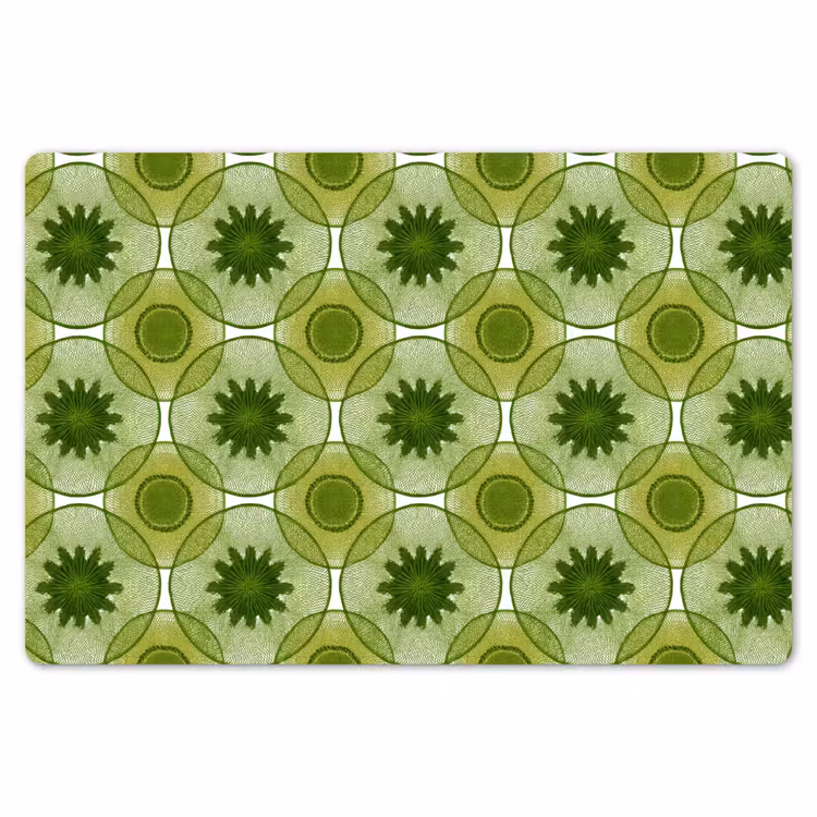 Cirkels - Patroon - Groen Placemat vinyl groot 368 -zzsfeer1_Kitchenyeah-website
