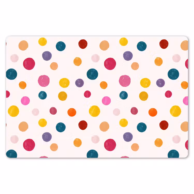 Cirkels - Speels - Kleurrijk Placemat vinyl groot 368 -zzsfeer1_Kitchenyeah-website