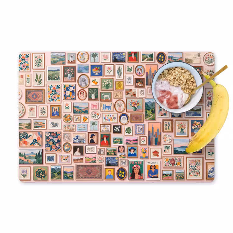 Kunst - Collectie - Decoratie - Modern - Kleurrijk Placemat vinyl groot -zzzproduct_Kitchenyeah-website