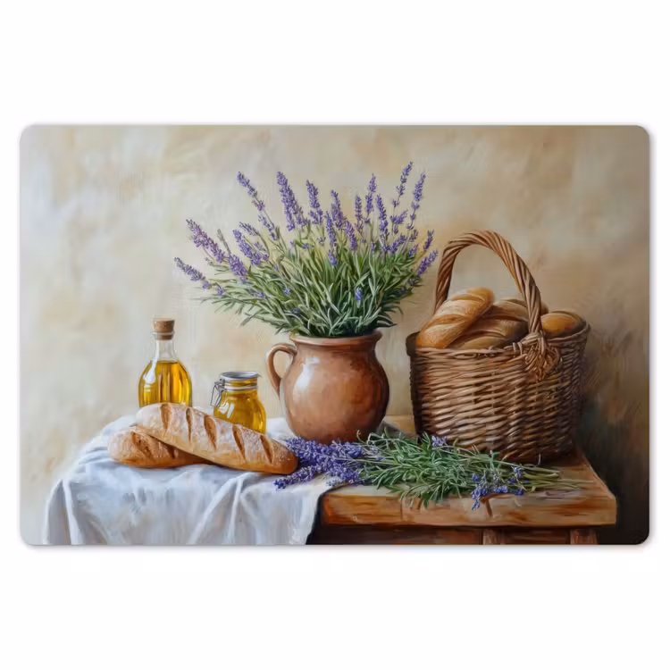 Lavendel - Brood - Stilleven Placemat vinyl groot -zzsfeer1_Kitchenyeah-website