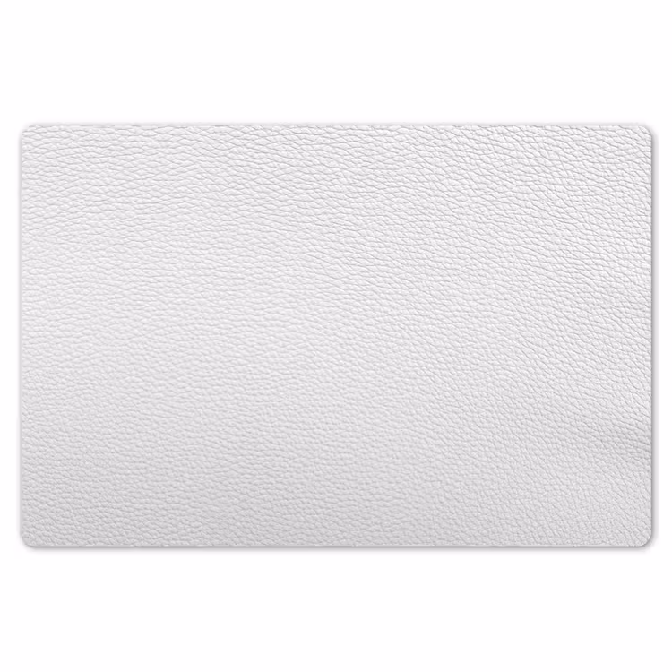 Leer - Structuur - Lederlook - Wit Placemat vinyl groot -zzsfeer1_Kitchenyeah-website