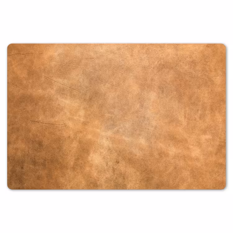 Leer - Structuur - Lederlook - Bruin Placemat vinyl groot -zzsfeer1_Kitchenyeah-website