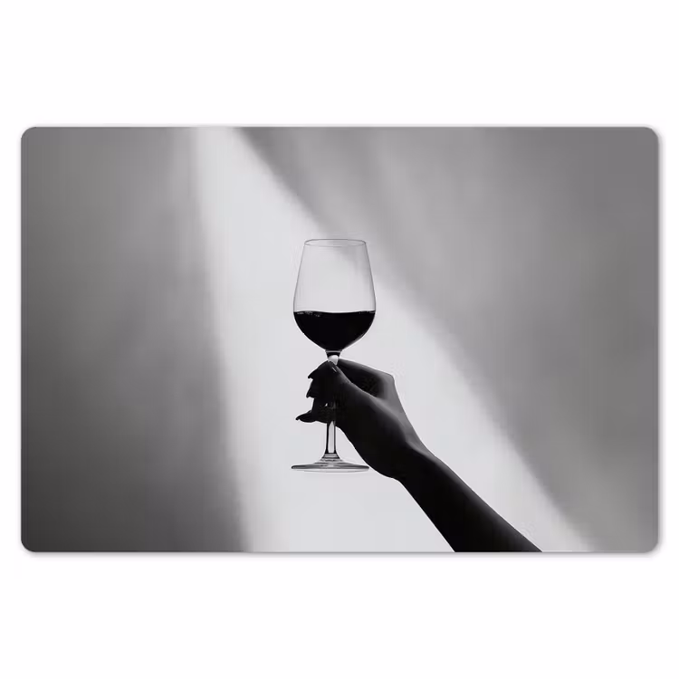 Lichtinval - Wijn - Rood - Glas Placemat vinyl groot -zzsfeer1_Kitchenyeah-website