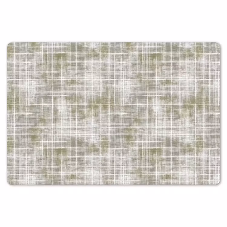 Linnen - Patroon - Groen Placemat vinyl groot 368 -zzsfeer1_Kitchenyeah-website