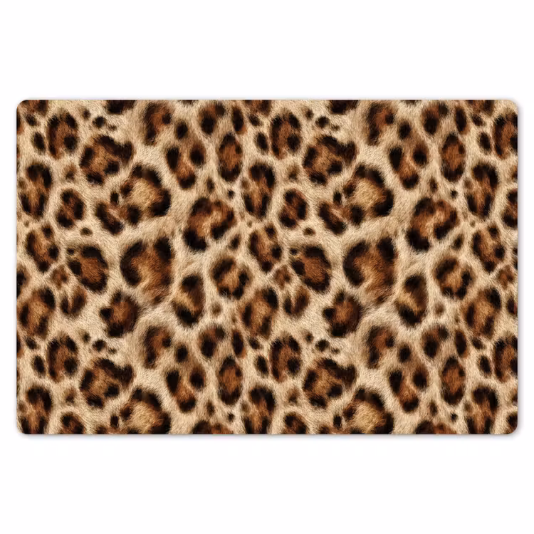 Luipaard - Vacht - Bruin Placemat vinyl groot 368 -zzsfeer1_Kitchenyeah-website