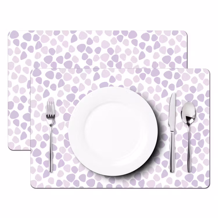 Paars - Vormen - Patroon Placemat vinyl groot 368 -zzsfeer2_Kitchenyeah-website
