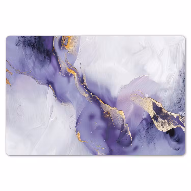 Paars - Modern - Marmer - Abstract Placemat vinyl groot -zzsfeer1_Kitchenyeah-website