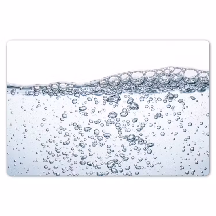 Luchtbellen - Water - Dynamisch Placemat vinyl groot -zzsfeer1_Kitchenyeah-website