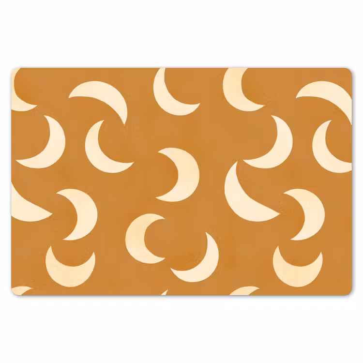 Manen - Patroon - Oker Placemat vinyl groot 368 -zzsfeer1_Kitchenyeah-website