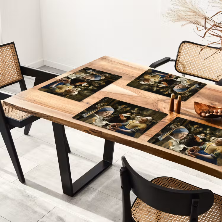 Schilderij - Oude Meesters - Zwaan Placemat vinyl groot -zzsfeer4_Kitchenyeah-website