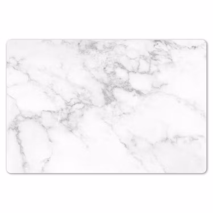 Marmer - Grijs - Wit - Marmerstructuur Placemat vinyl groot -zzsfeer1_Kitchenyeah-website