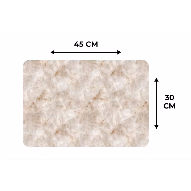 Marmer - Patroon - Klassiek Placemat vinyl groot 368 -specs
