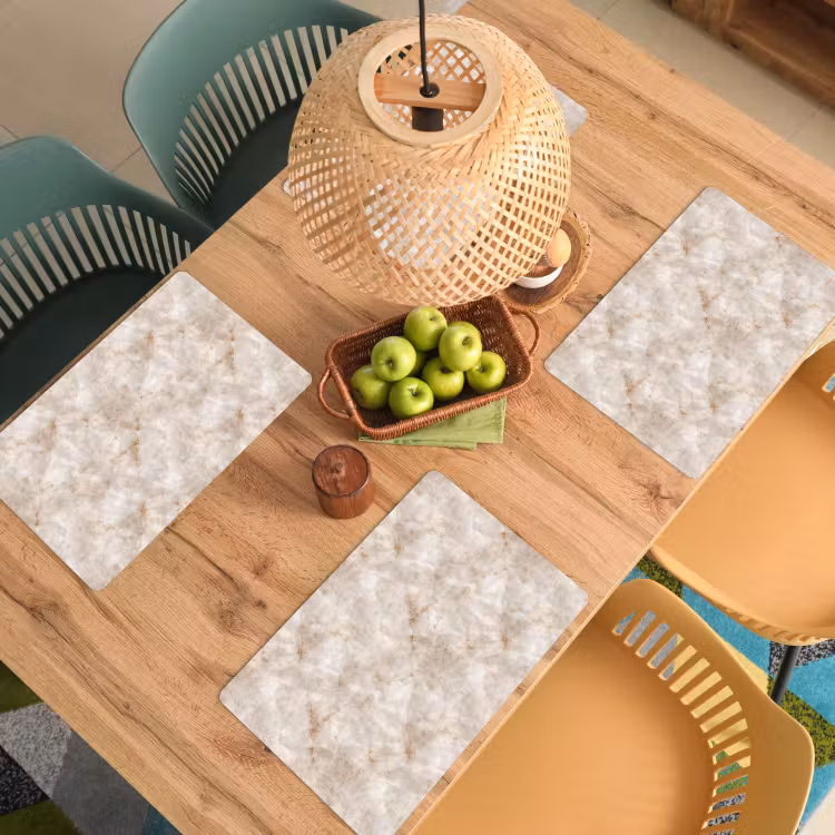 Marmer - Patroon - Klassiek Placemat vinyl groot 368 -zzsfeer5_Kitchenyeah-website