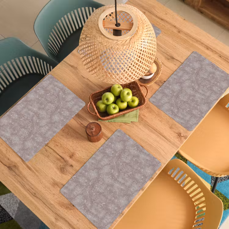 Marmer - Patroon - Mauve Placemat vinyl groot 368 -zzsfeer5_Kitchenyeah-website