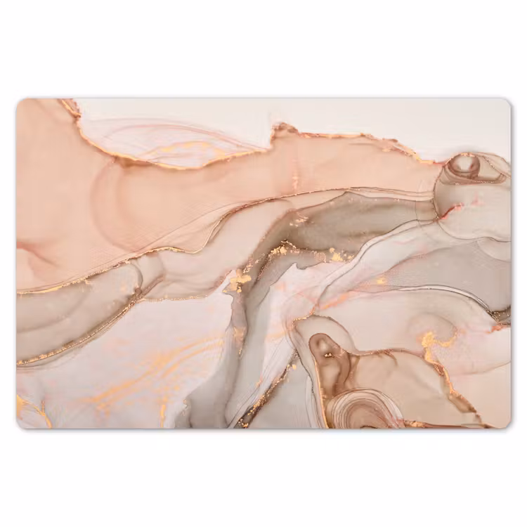 Marmer - Roze - Rosé Placemat vinyl groot -zzsfeer1_Kitchenyeah-website