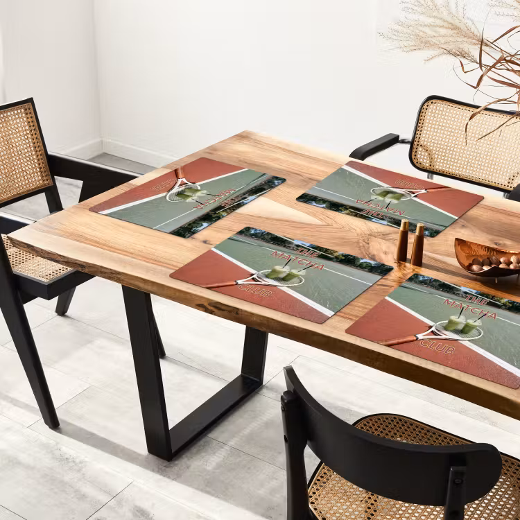Matcha Club - Tennis - Matcha Placemat vinyl groot -zzsfeer4_Kitchenyeah-website