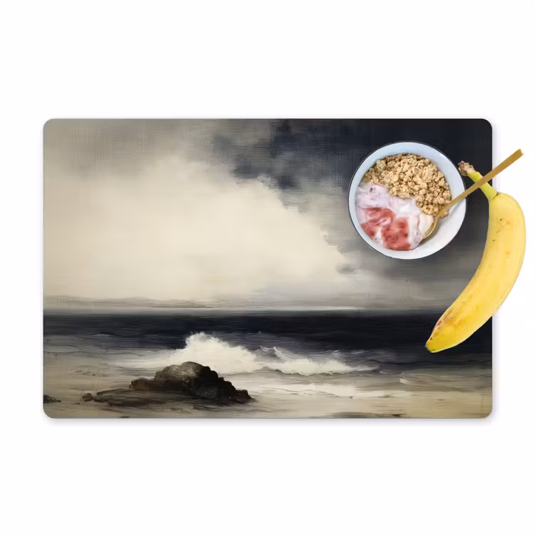 Zee - Rotsen - Storm Placemat vinyl groot -zzzproduct_Kitchenyeah-website