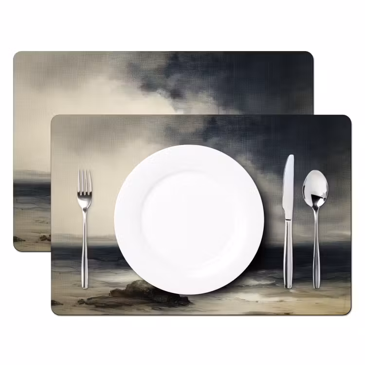 Zee - Rotsen - Storm Placemat vinyl groot -zzsfeer2_Kitchenyeah-website