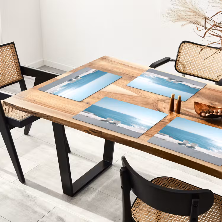 Zee - Koffiekopjes - Zomers Placemat vinyl groot -zzsfeer4_Kitchenyeah-website