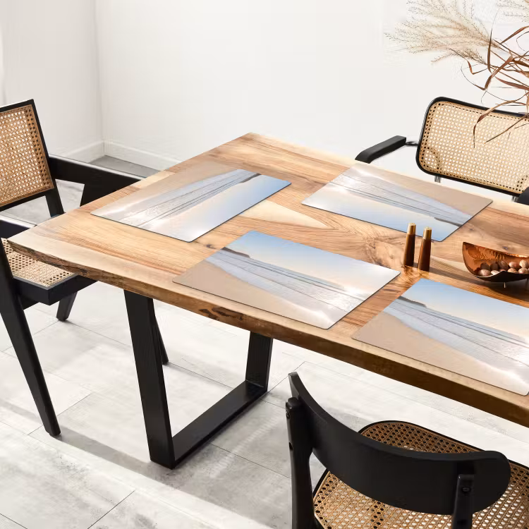 Zee - Zon - Zand Placemat vinyl groot -zzsfeer4_Kitchenyeah-website