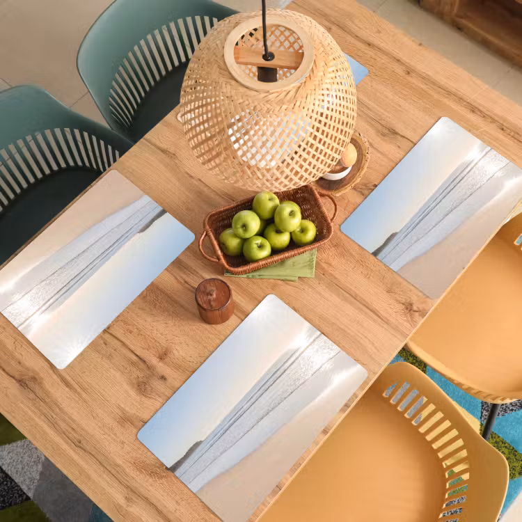 Zee - Zon - Zand Placemat vinyl groot -zzsfeer5_Kitchenyeah-website