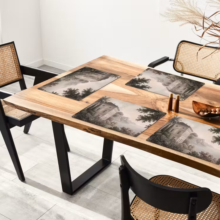 Zee - Villa - Beige Placemat vinyl groot -zzsfeer4_Kitchenyeah-website