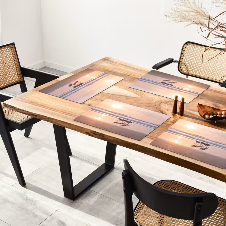 Zee - Vogels - Strand Placemat vinyl groot -zzsfeer4_Kitchenyeah-website