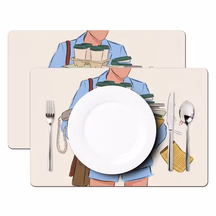 Mens - Kantoorartikelen - Werk - Modern Placemat vinyl groot -zzsfeer2_Kitchenyeah-website