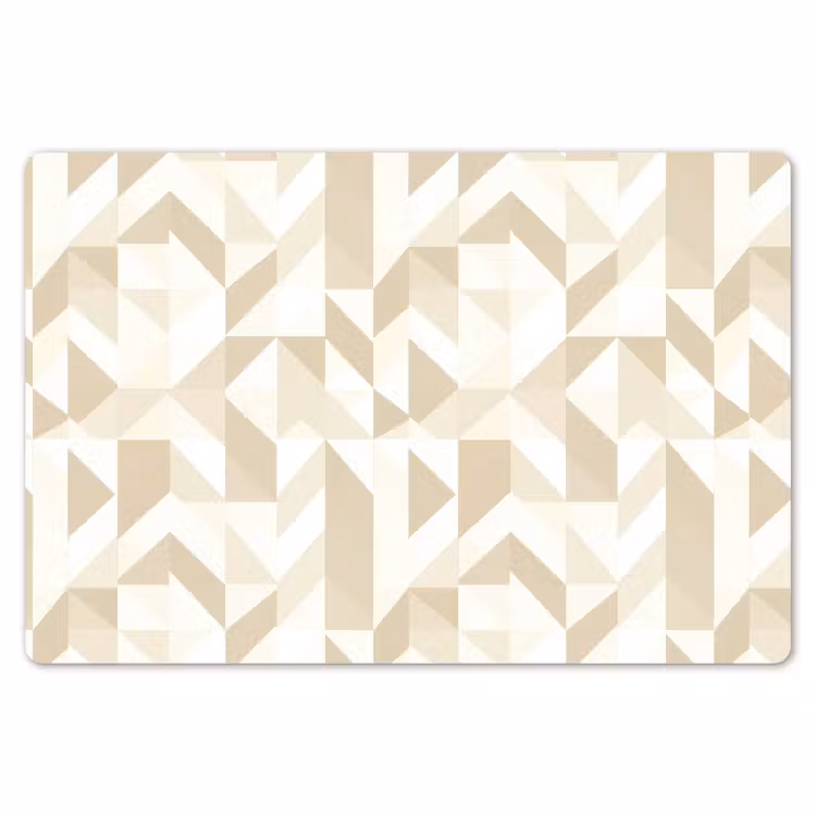 Modern - Abstract - Beige Placemat vinyl groot 368 -zzsfeer1_Kitchenyeah-website