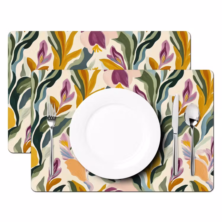 Modern - Abstract - Kleurrijk Placemat vinyl groot 368 -zzsfeer2_Kitchenyeah-website