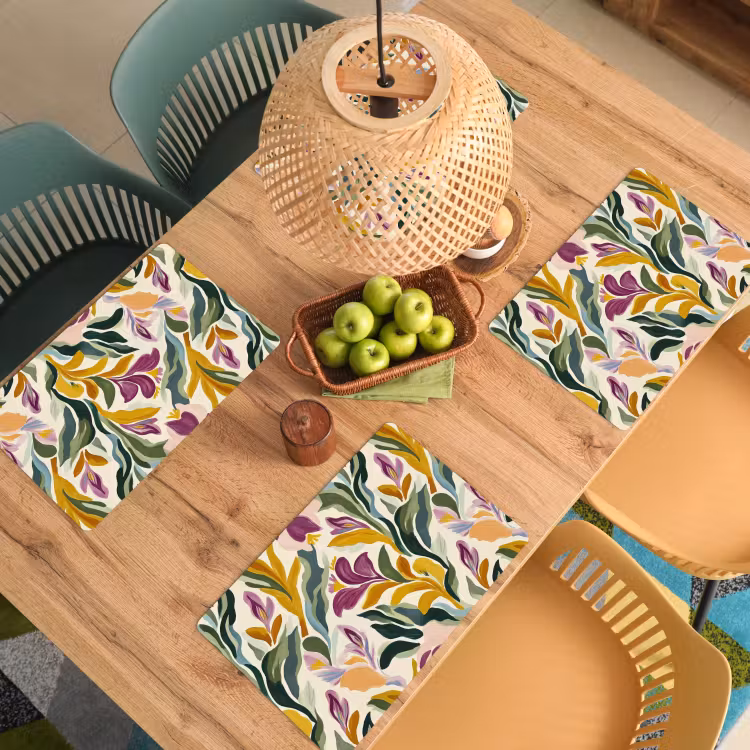 Modern - Abstract - Kleurrijk Placemat vinyl groot 368 -zzsfeer5_Kitchenyeah-website