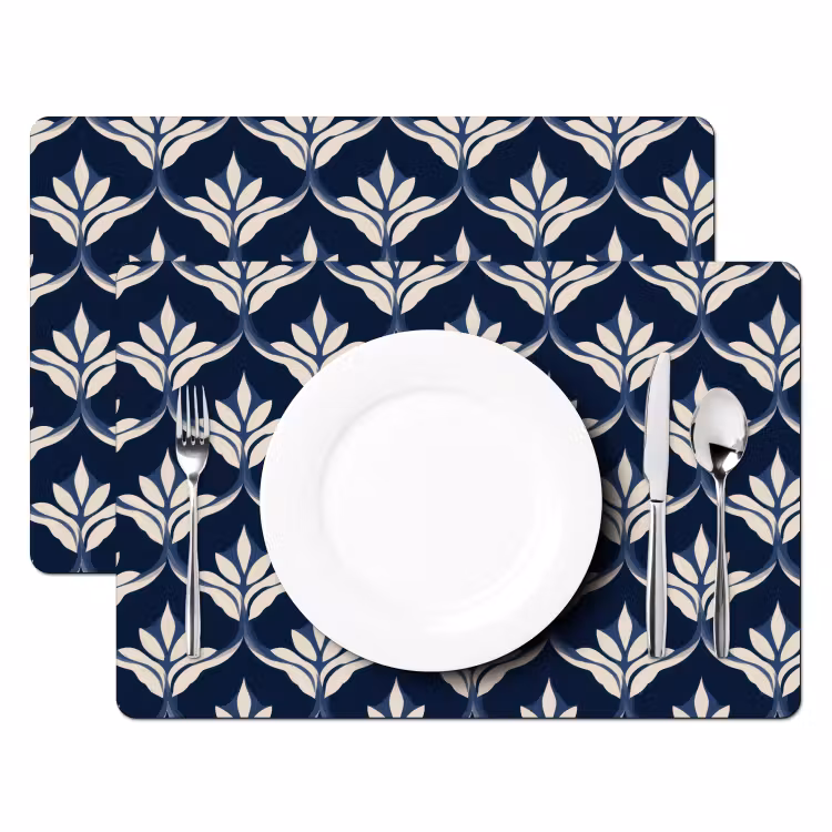 Modern - Ontwerp - Blauw Placemat vinyl groot 368 -zzsfeer2_Kitchenyeah-website