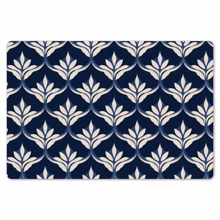 Modern - Ontwerp - Blauw Placemat vinyl groot 368 -zzsfeer1_Kitchenyeah-website