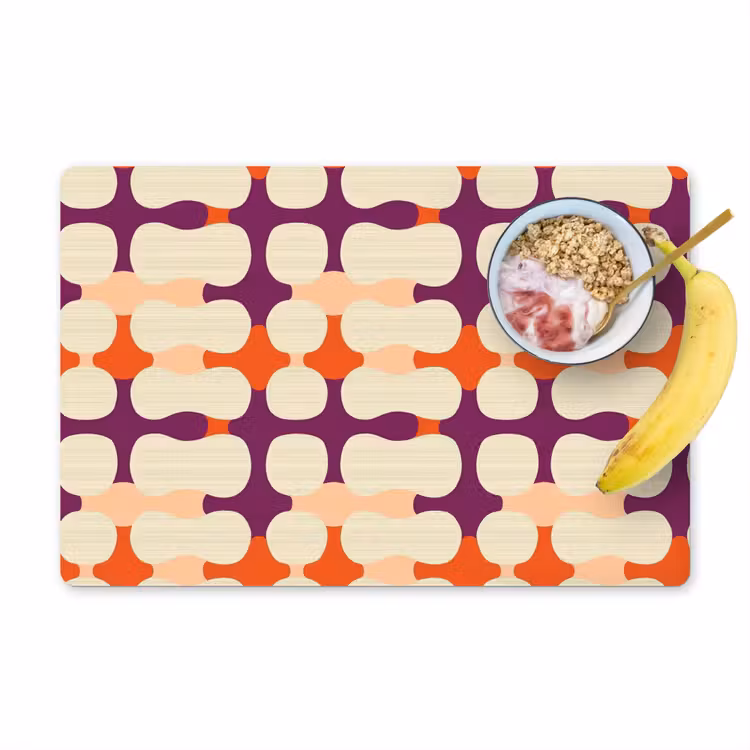 Modern - Patroon - Kleurrijk Placemat vinyl groot 368 -zzzproduct_Kitchenyeah-website