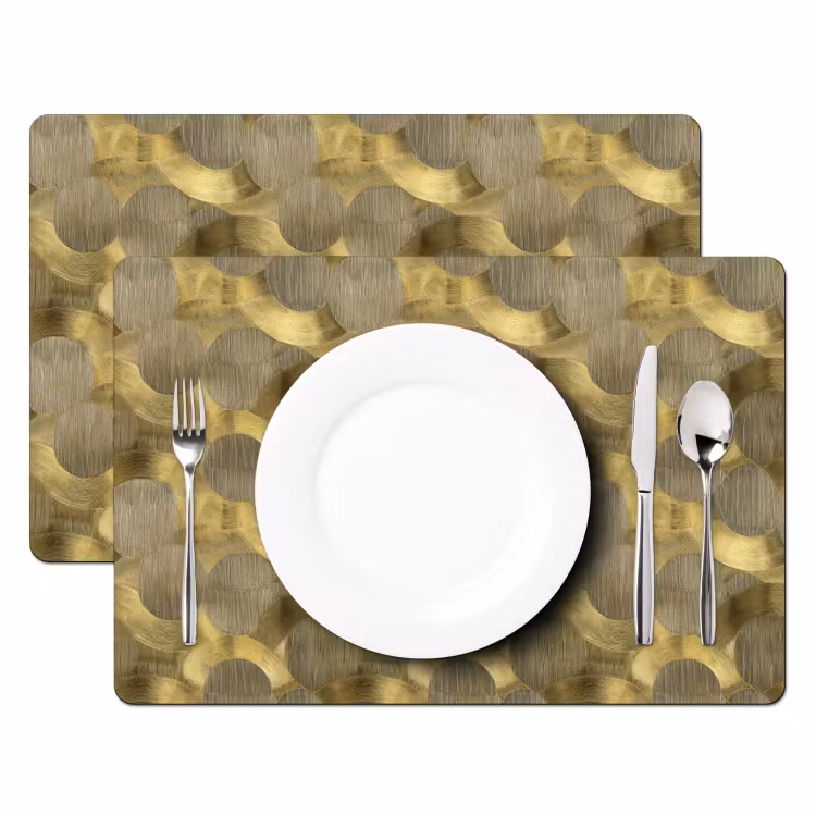 Modern - Geometrisch - Goud Placemat vinyl groot 368 -zzsfeer2_Kitchenyeah-website