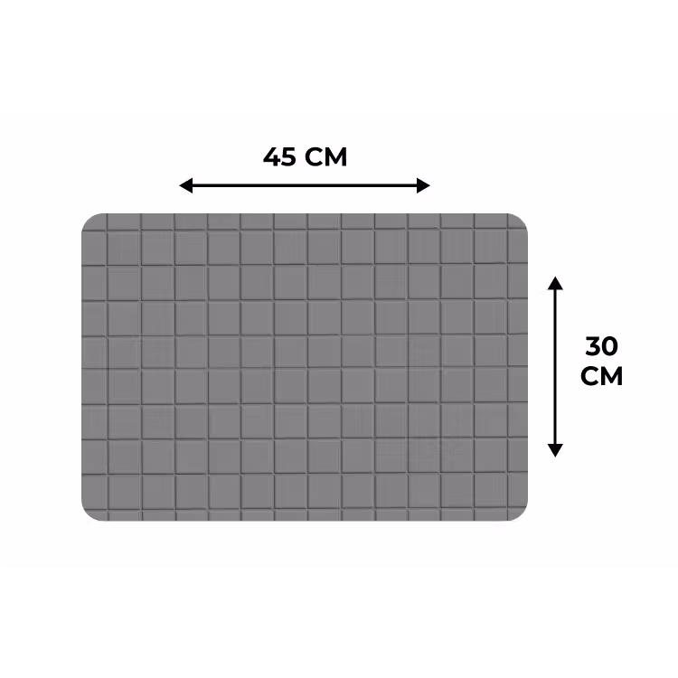 Modern - Patroon - Grijs Placemat vinyl groot 368 -specs