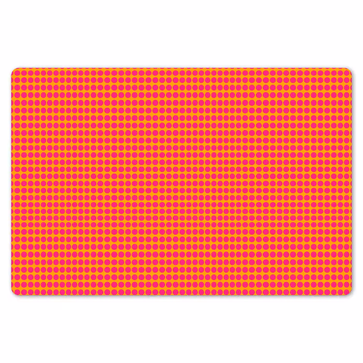 Modern - Stippen - Oranje Placemat vinyl groot 368 -zzsfeer1_Kitchenyeah-website