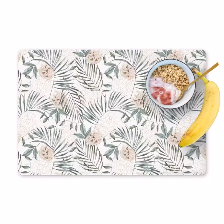 Monstera - Palmblad - Jungle - Tropisch Placemat vinyl groot -zzzproduct_Kitchenyeah-website