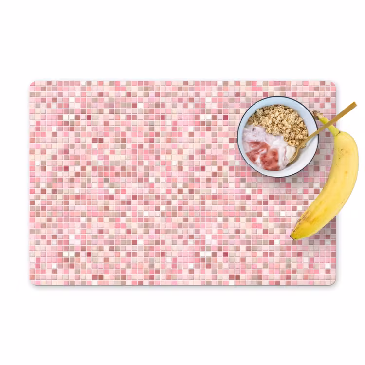 Mozaïek - Patroon - Roze Placemat vinyl groot 368 -zzzproduct_Kitchenyeah-website
