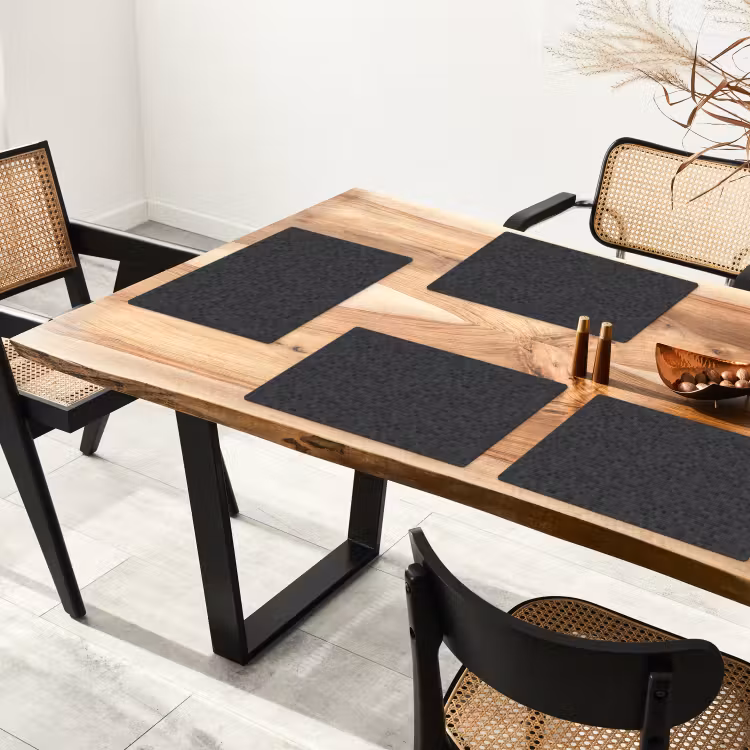 Mozaïek - Patroon - Zwart Placemat vinyl groot 368 -zzsfeer4_Kitchenyeah-website