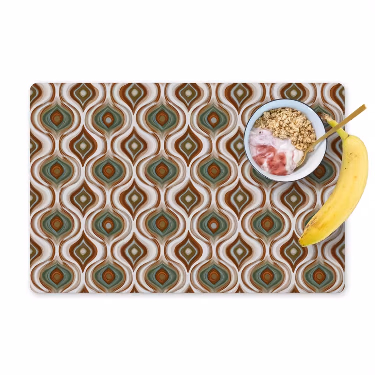 Motief - Patroon - Kleurrijk Placemat vinyl groot 368 -zzzproduct_Kitchenyeah-website
