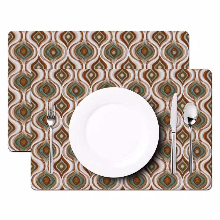 Motief - Patroon - Kleurrijk Placemat vinyl groot 368 -zzsfeer2_Kitchenyeah-website