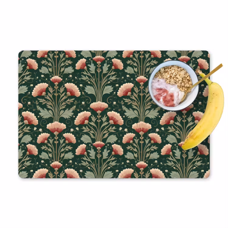 Patroon - Botanisch - Kleurrijk Placemat vinyl groot 368 -zzzproduct_Kitchenyeah-website