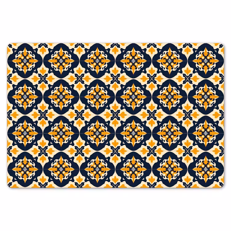 Patroon - Siertegel - Kleurrijk Placemat vinyl groot 368 -zzsfeer1_Kitchenyeah-website