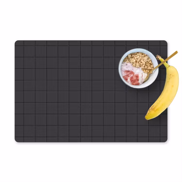 Patroon - Tegel - Antraciet Placemat vinyl groot 368 -zzzproduct_Kitchenyeah-website