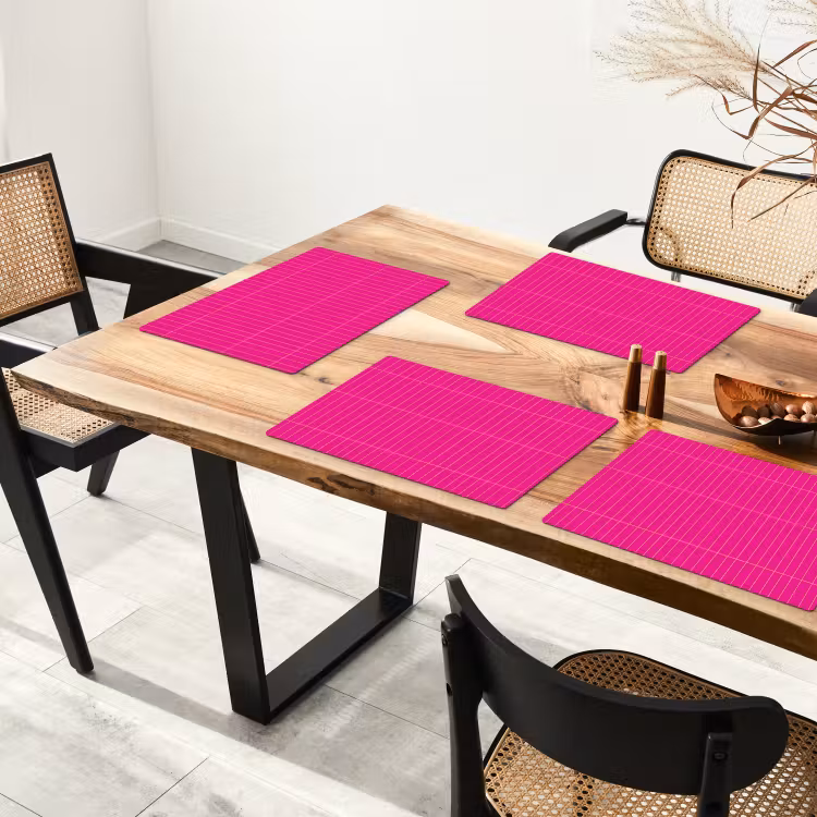 Patroon - Tegel - Magenta - Roze Placemat vinyl groot 368 -zzsfeer4_Kitchenyeah-website