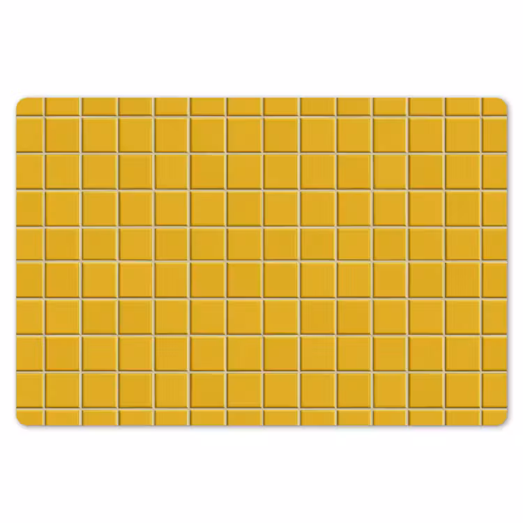 Patroon - Tegel - Okergeel Placemat vinyl groot 368 -zzsfeer1_Kitchenyeah-website